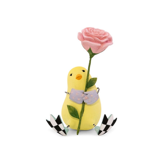 Patience Brewster Chick with Flower