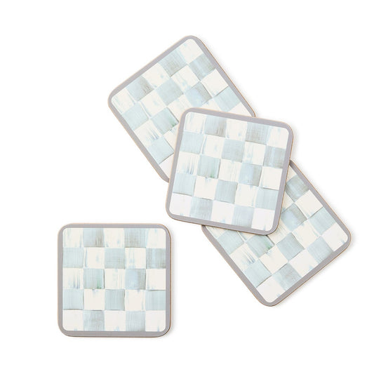 Cork Back Coasters, Set of 4