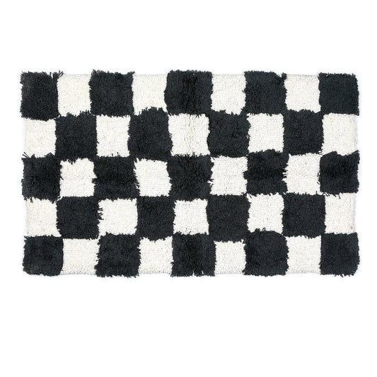 Checkerboard Bath Rug