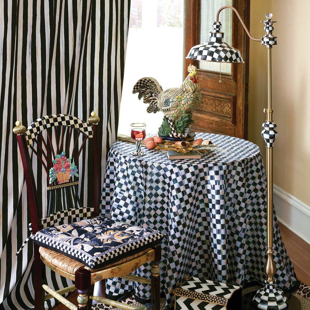 Courtly Stripe Curtain Panel