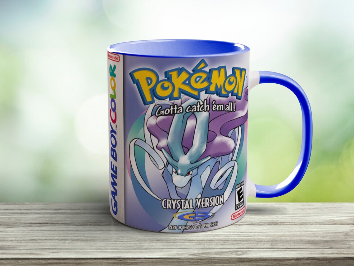 Taza Pokémon Cristal GameBoy