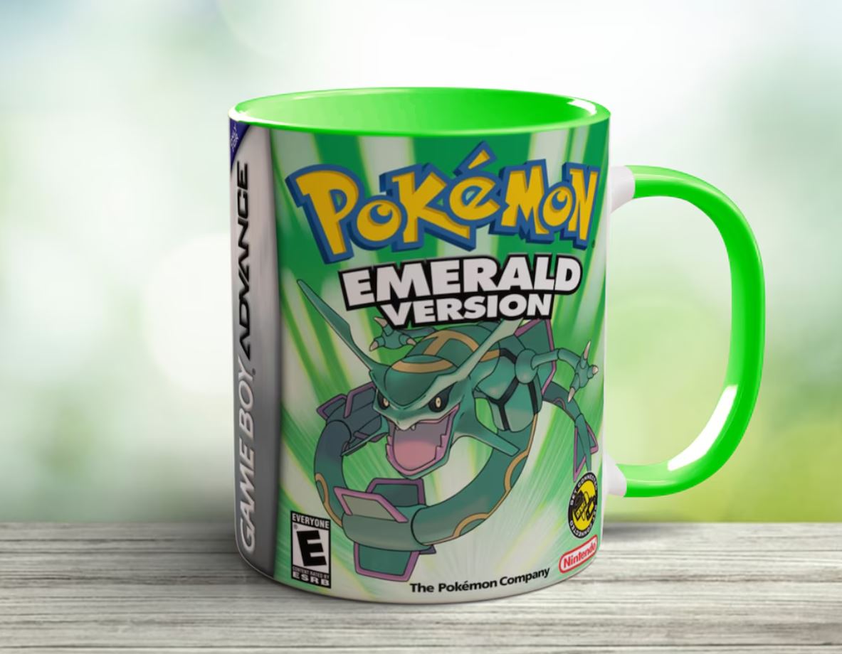 Taza Pokémon Esmeralda GameBoy