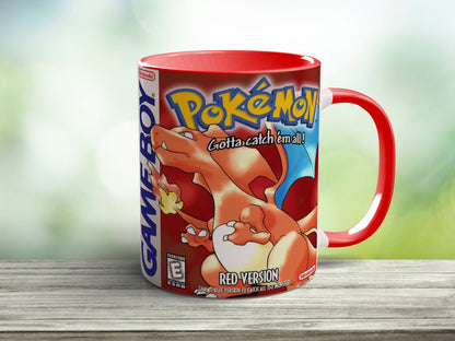 Taza Pokémon Rojo GameBoy