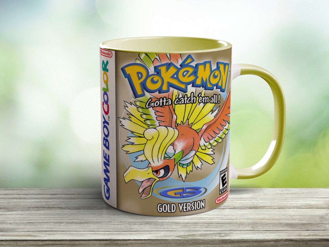 Taza Pokémon Oro GameBoy