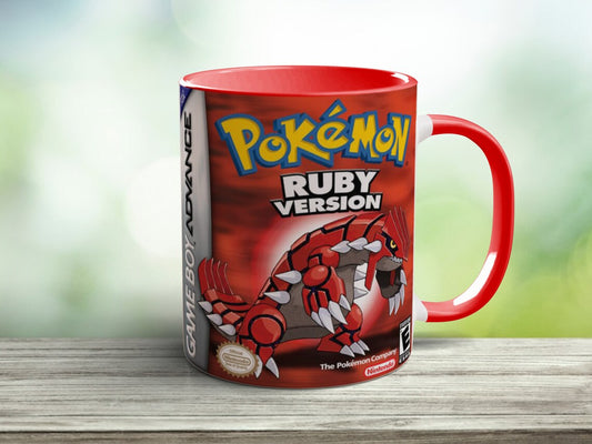 Taza Pokémon Rubí GameBoy